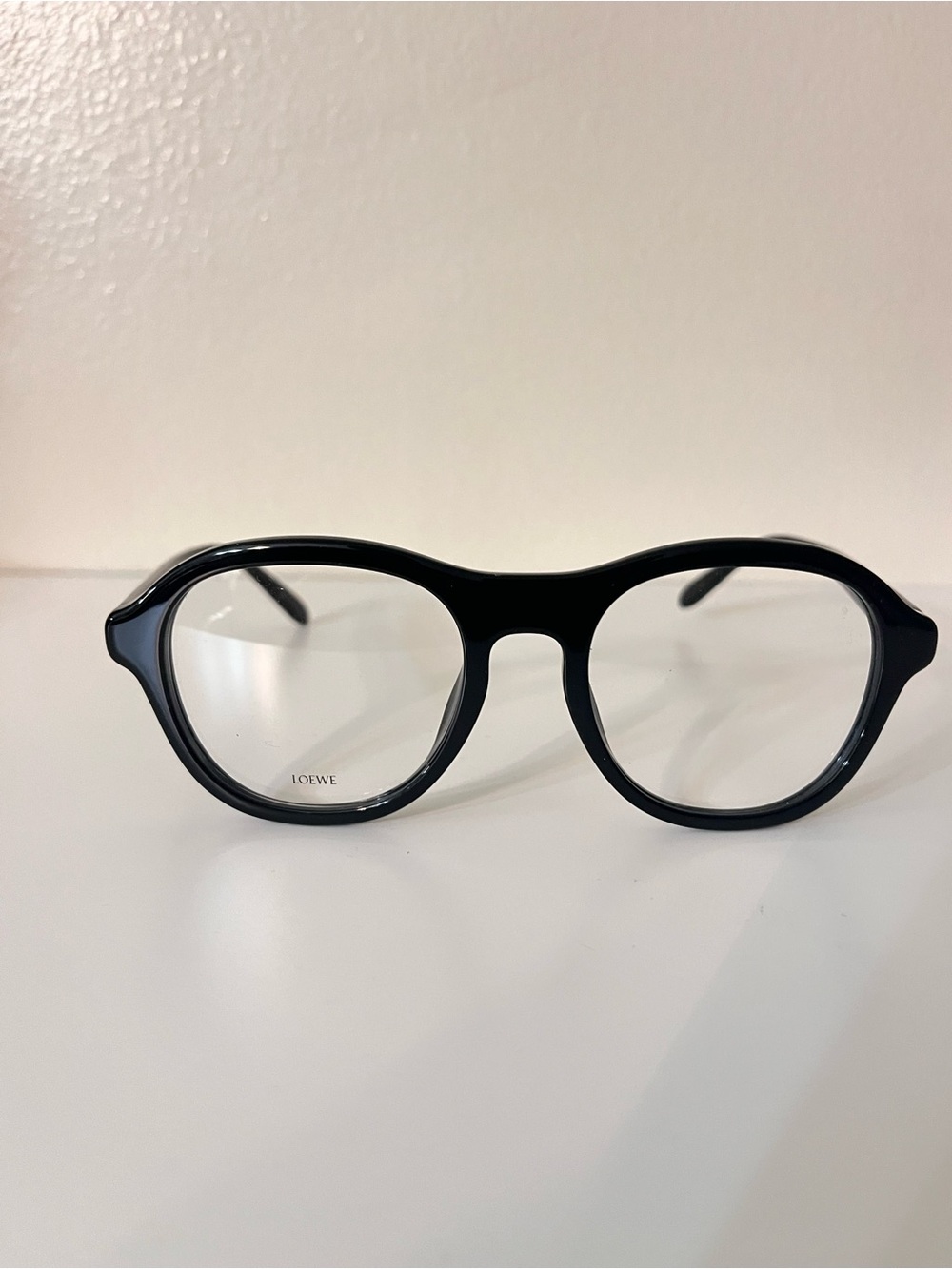 Loewe Black Round-Edge Eyeglasses